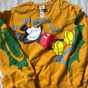 Yellow Mickey Mouse Sweatshirt